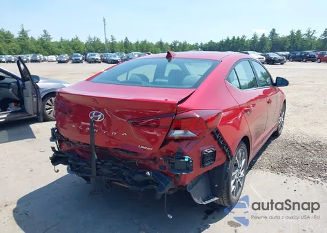 2019 Hyundai Elantra Limited from USA, damaged, VIN KMHD84LF5KU792980